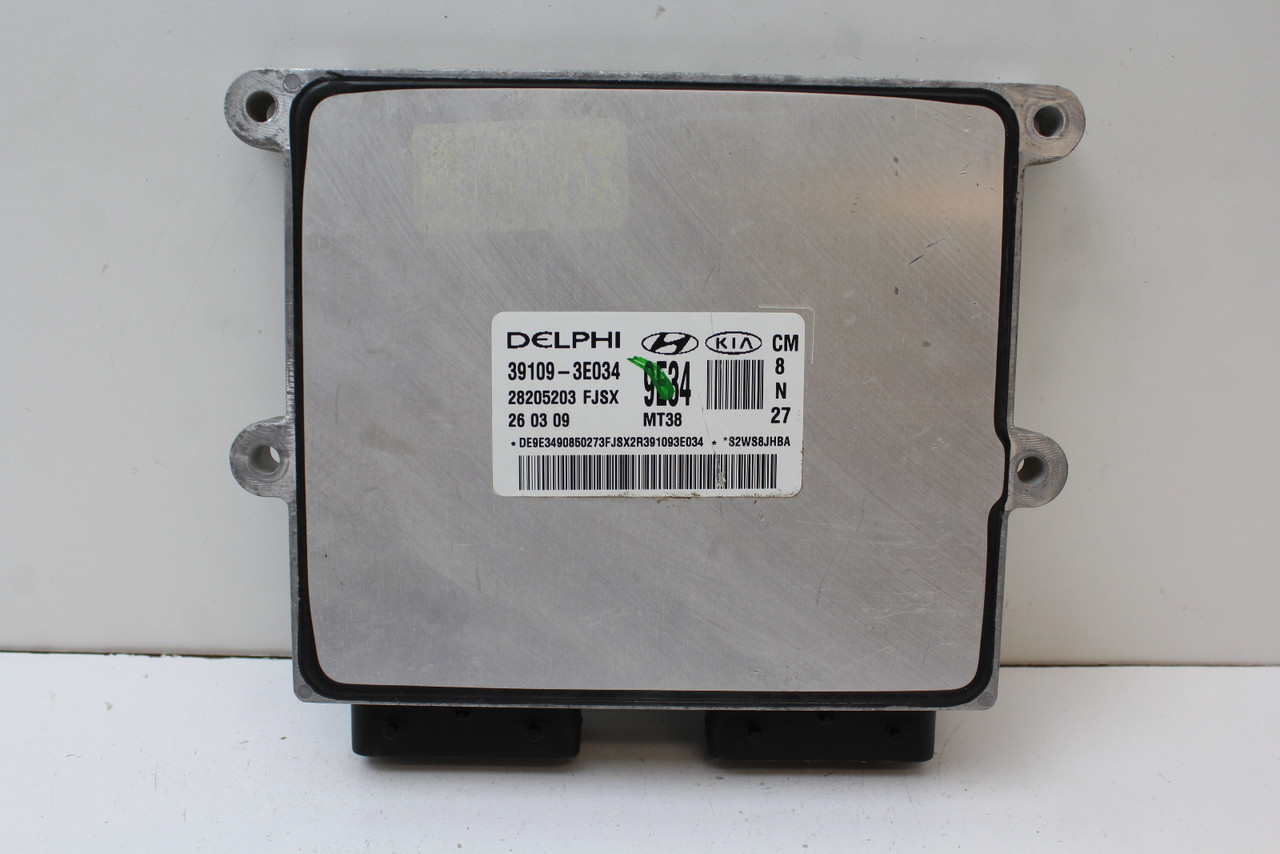 07-09 Santa Fe 39109-3E034 Computer Brain Engine Control ECU ECM EBX Module