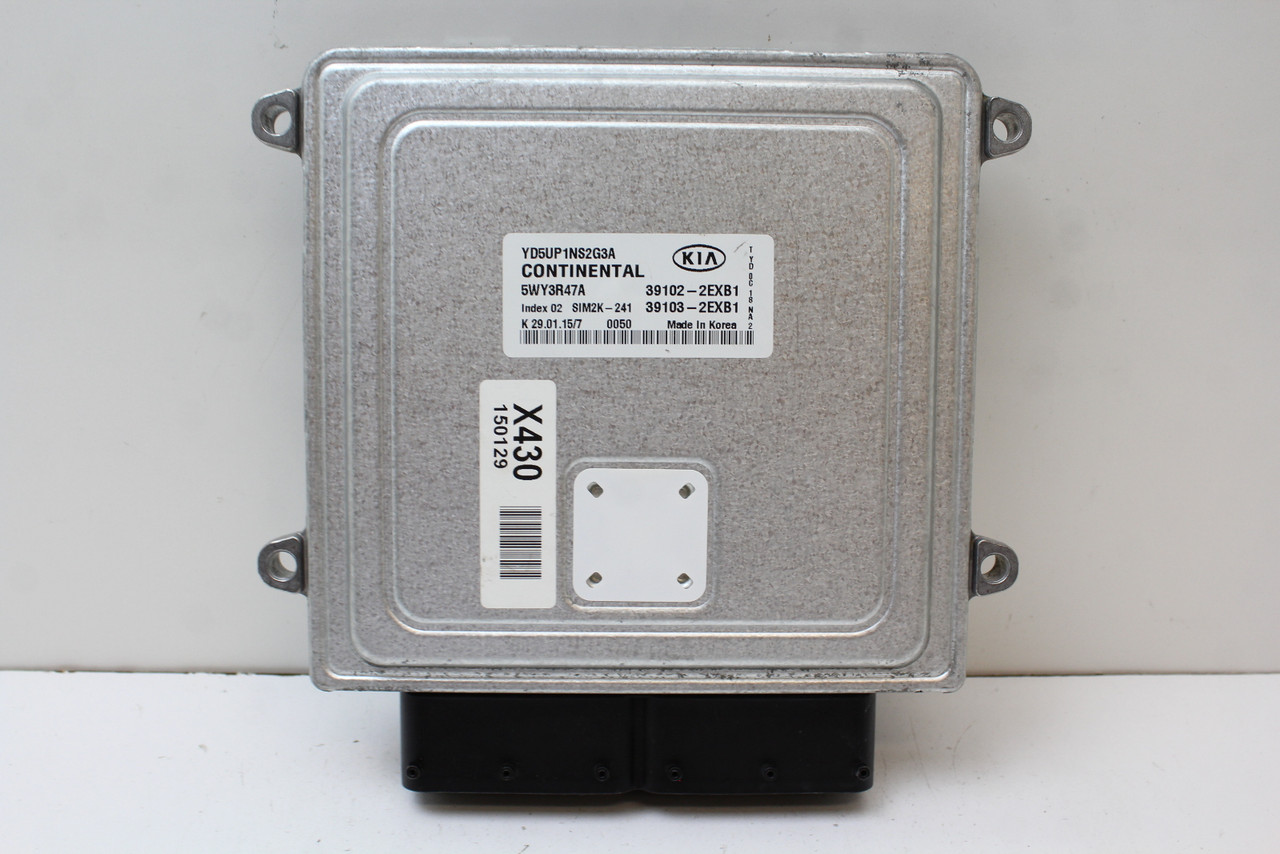 2015 15 Forte 39103-2EXB1 Computer Brain Engine Control ECU ECM EBX Module