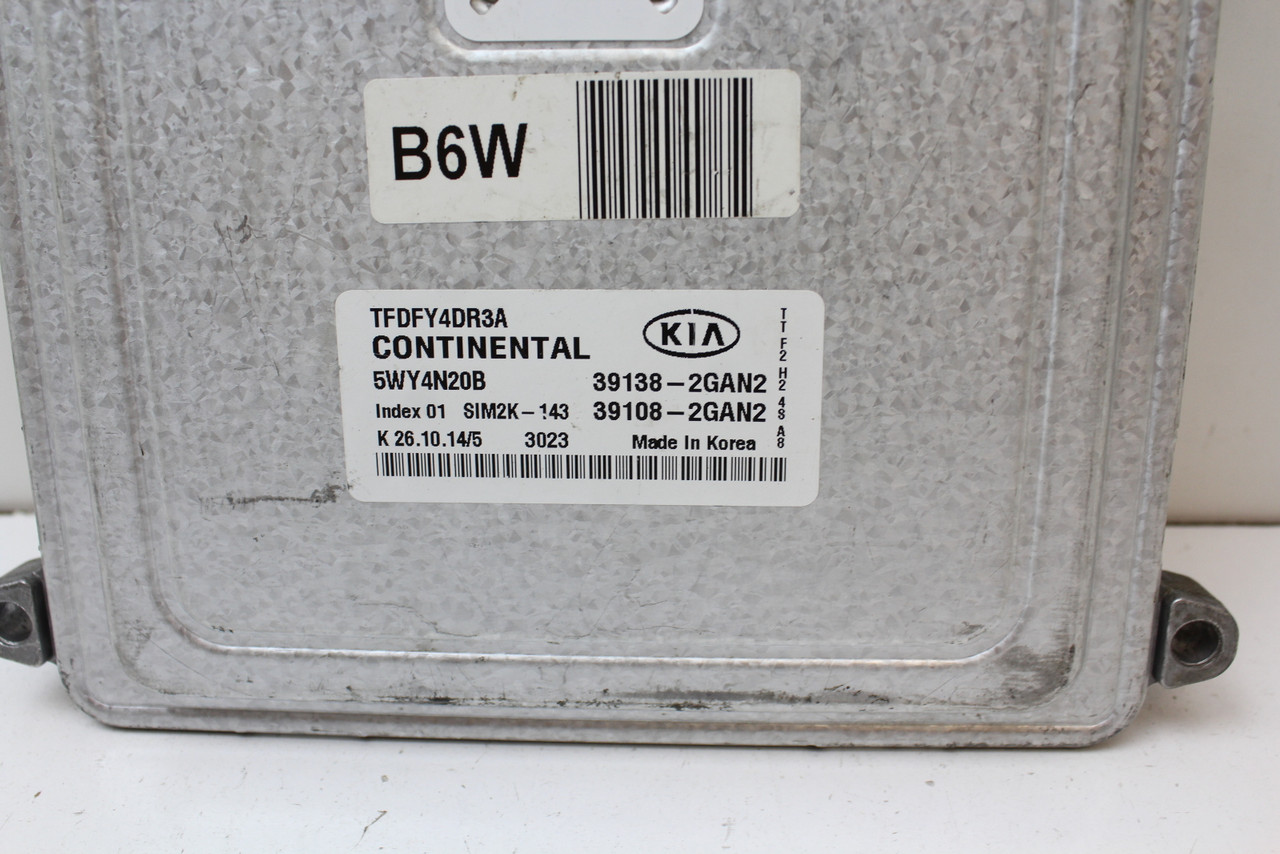 15-16 Optima 39108-2GAN2 Computer Brain Engine Control ECU ECM EBX Module 15-16 Optima 39108-2GAN2 Computer Brain Engine Control ECU ECM EBX Module