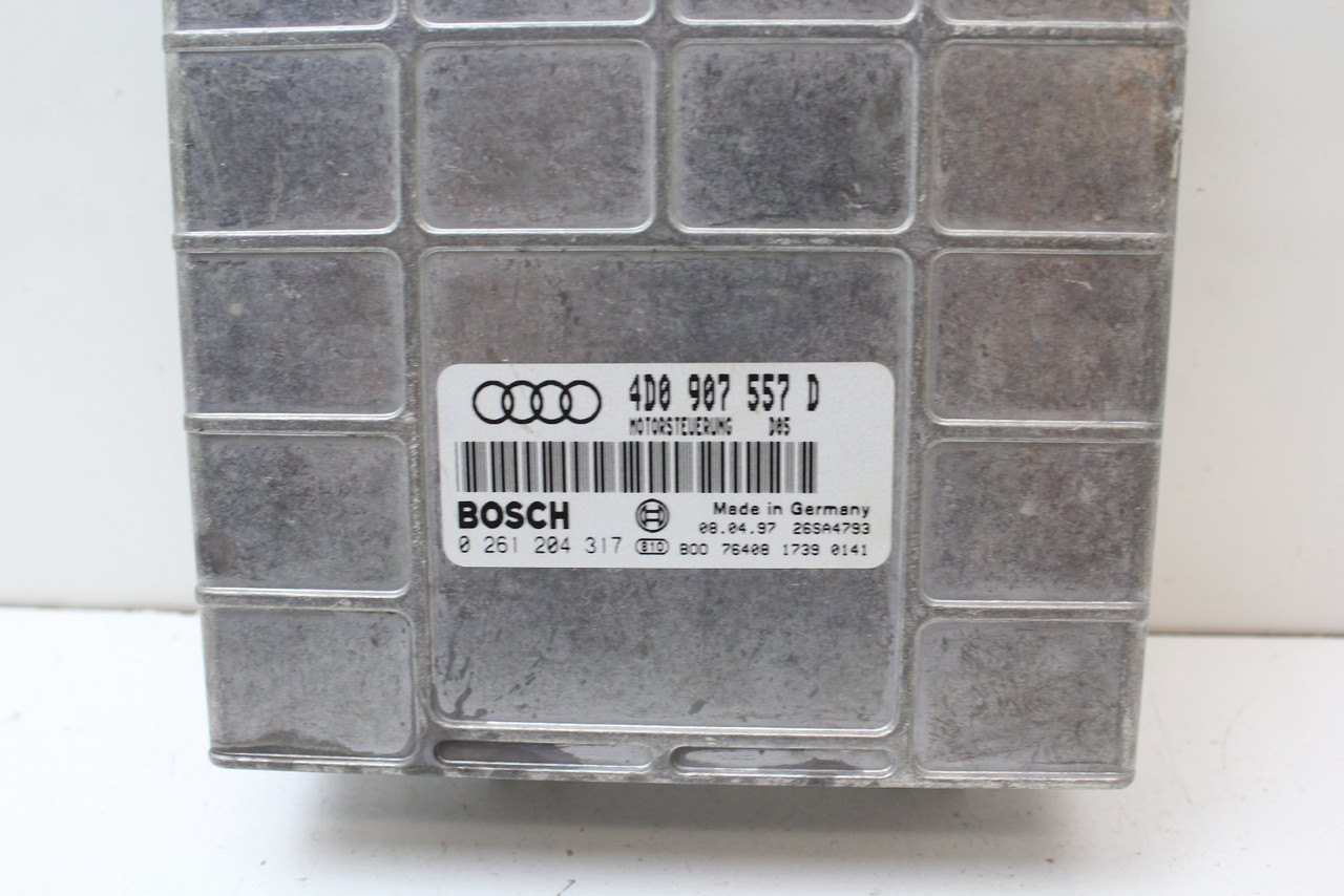 1997 97 Audi A8 4D0 907 557 D Computer Brain Engine Control ECU ECM EBX Module