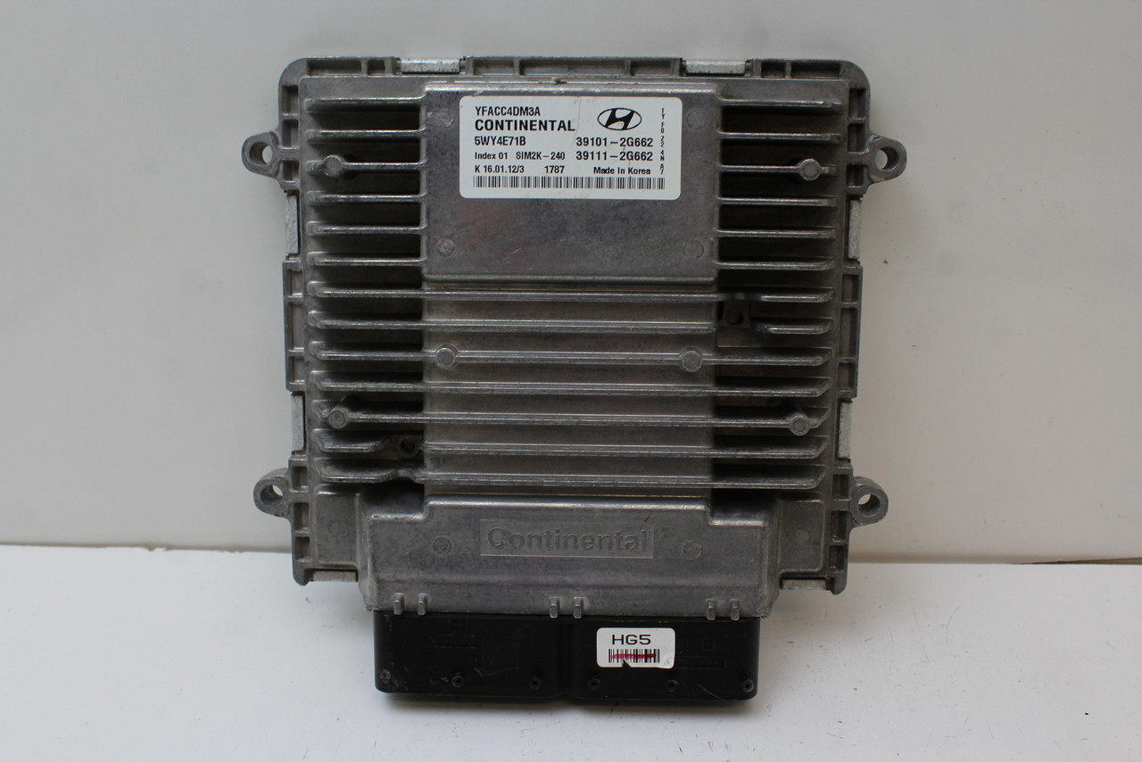 11-14 Sonata 39111-2G662 Computer Brain Engine Control ECU ECM EBX Module 11-14 Sonata 39111-2G662 Computer Brain Engine Control ECU ECM EBX Module