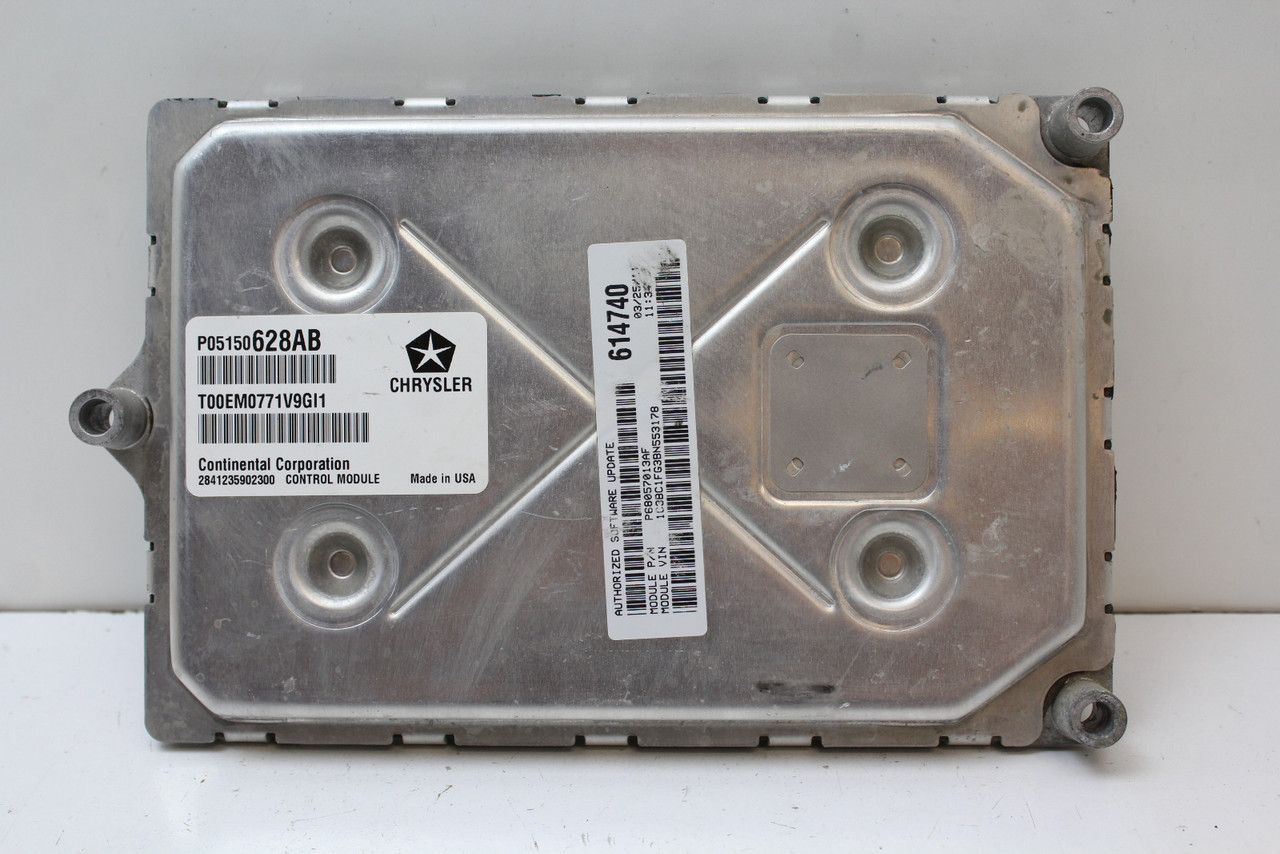 2011 11 Chrysler 300 05150628AB Computer Brain Engine Control ECU ECM EBX Module
