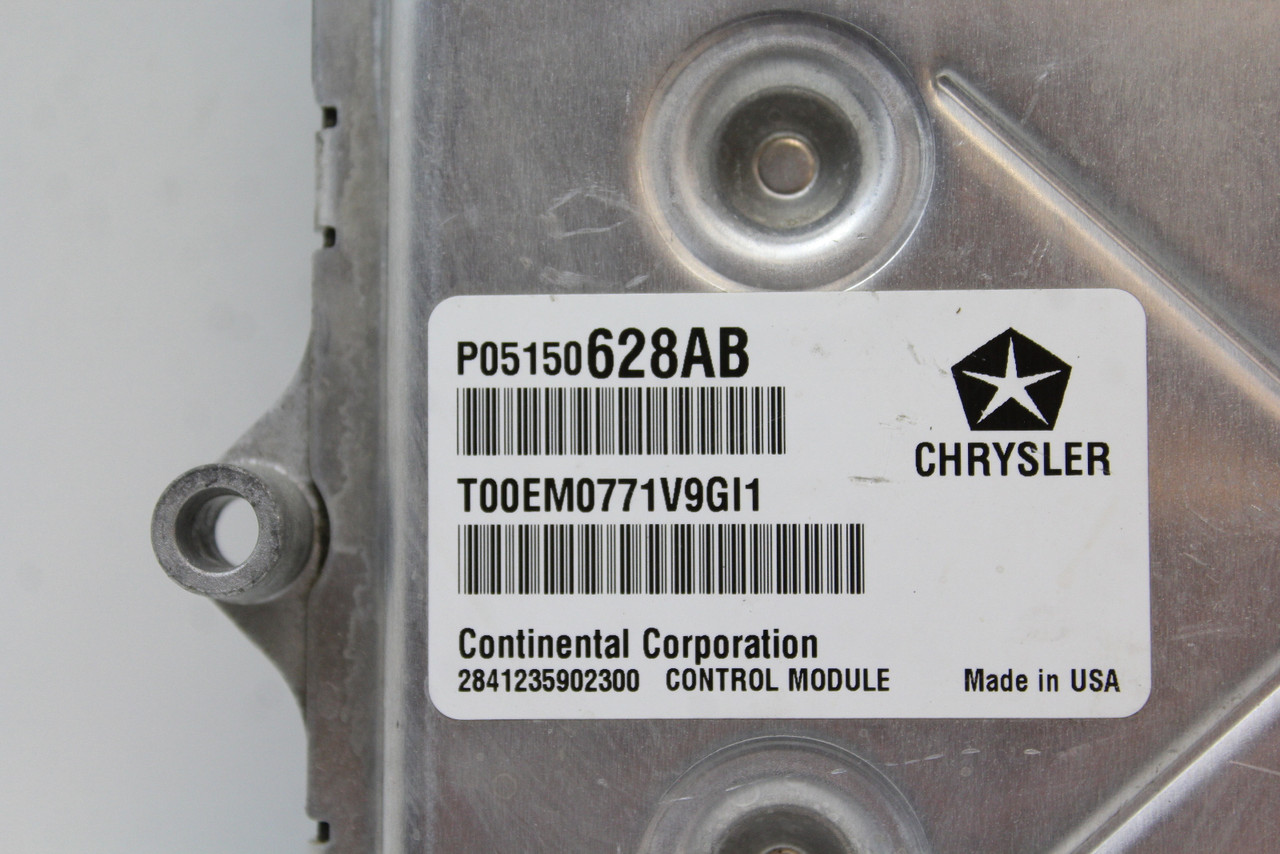 2011 11 Chrysler 300 05150628AB Computer Brain Engine Control ECU ECM EBX Module