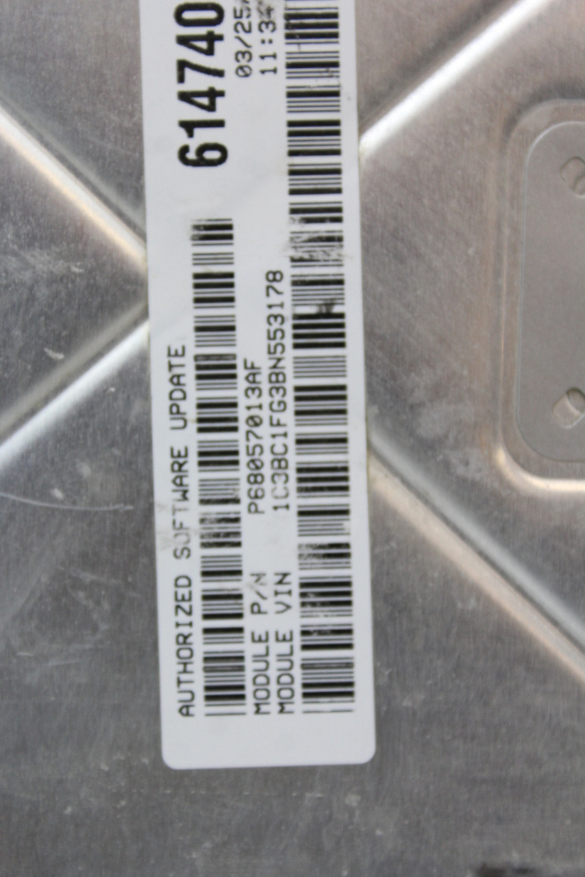 2011 11 Chrysler 300 05150628AB Computer Brain Engine Control ECU ECM EBX Module