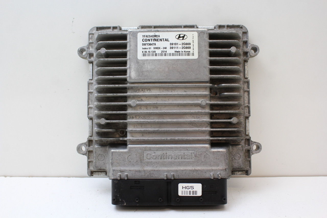 11-14 Hyundai Sonata 39111-2G669 Computer Brain Engine Control ECU ECM Module 11-14 Hyundai Sonata 39111-2G669 Computer Brain Engine Control ECU ECM Module