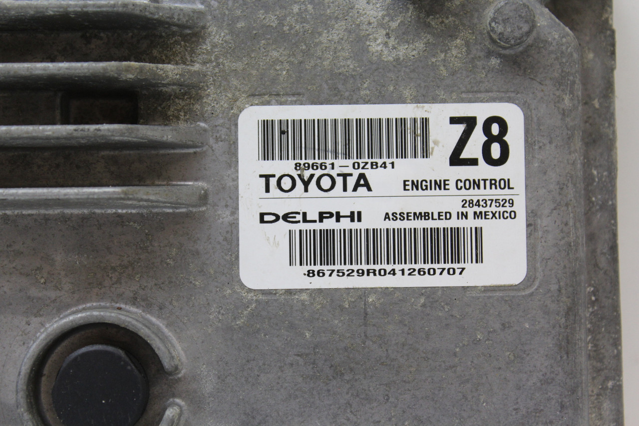 14 2014 Toyota Corolla 89661-0ZB41 Computer Engine Control ECU ECM EBX Module