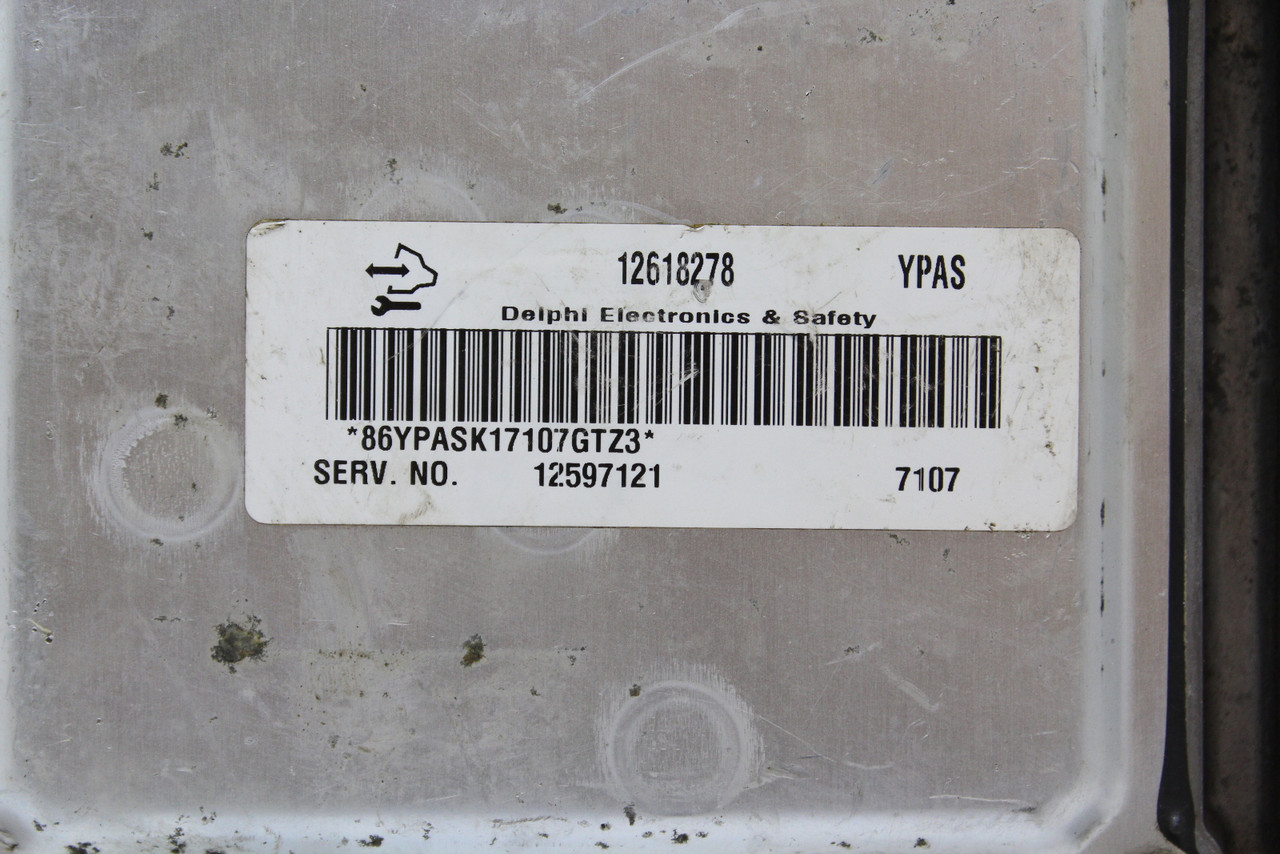 07 Chevrolet Silverado 12597121 Computer Brain Engine
