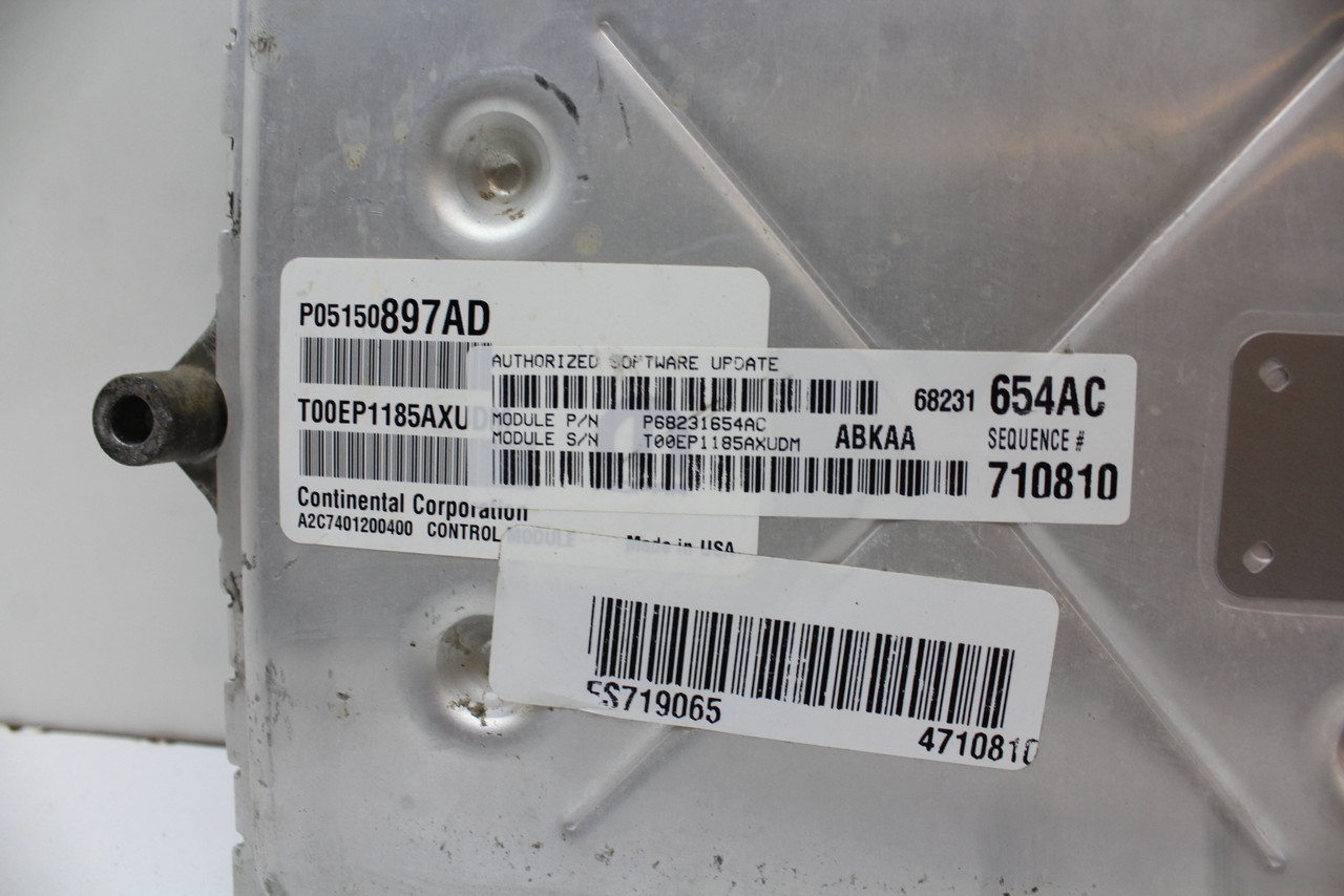 15 2015 Ram 1500 P68231654AC Computer Brain Engine Control ECU ECM EBX Module 15 2015 Ram 1500 P68231654AC Computer Brain Engine Control ECU ECM EBX Module