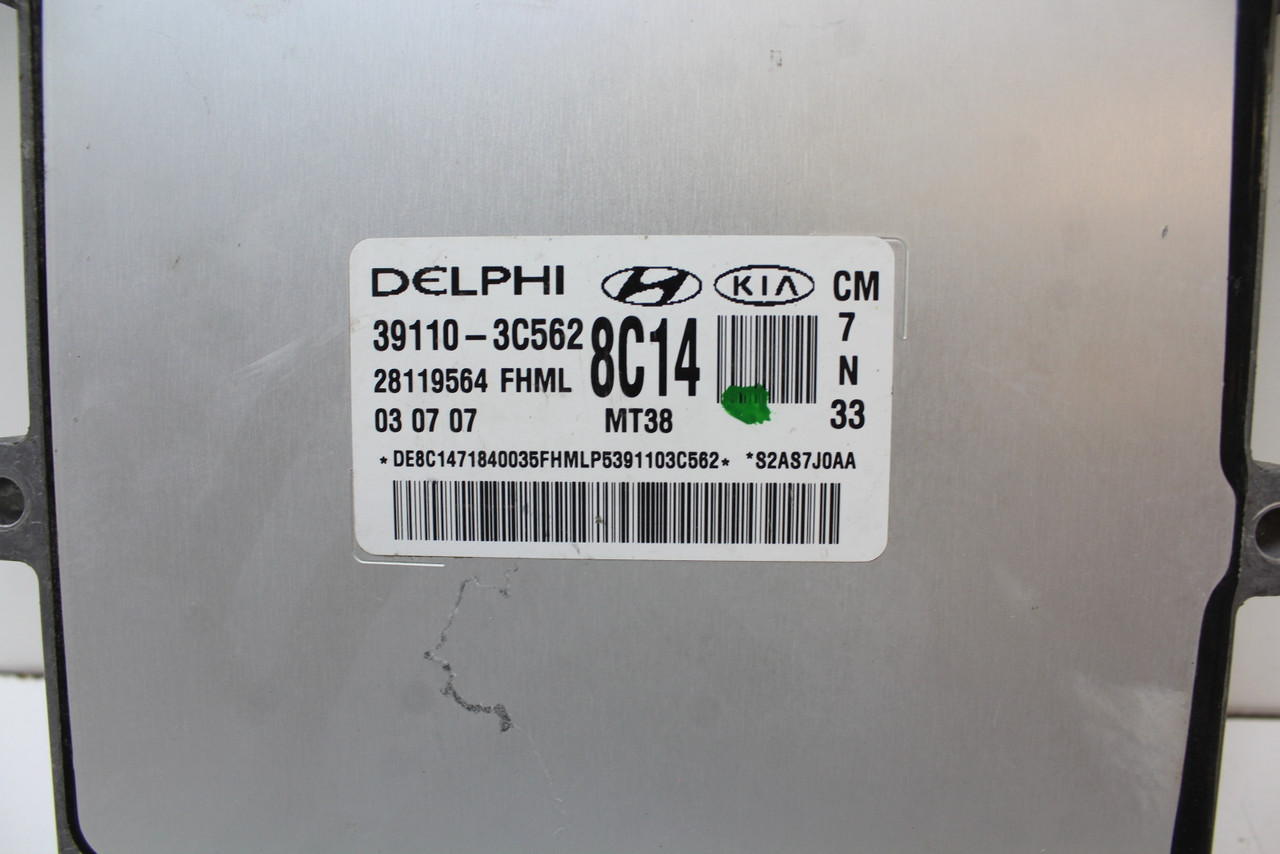 07-09 Santa Fe 39110-3C562 Computer Brain Engine Control ECU ECM EBX Module