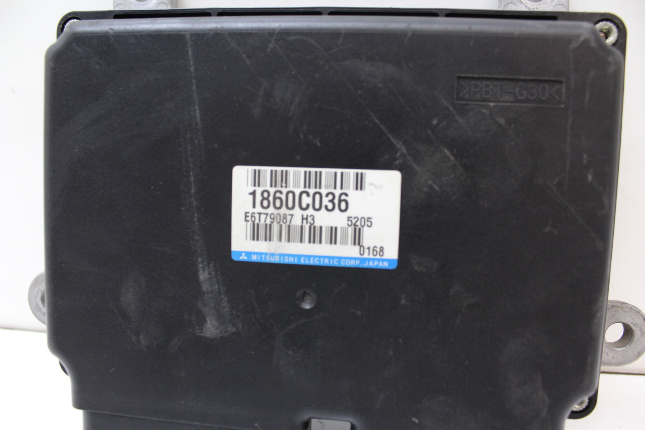12-13 Lancer 1860C036 Computer Brain Engine Control ECU ECM EBX Module