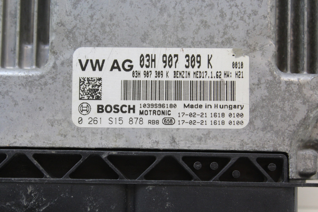 18 19 Volkswagen Atlas 03H 907 309 K Computer Engine Control ECU ECM EBX Module