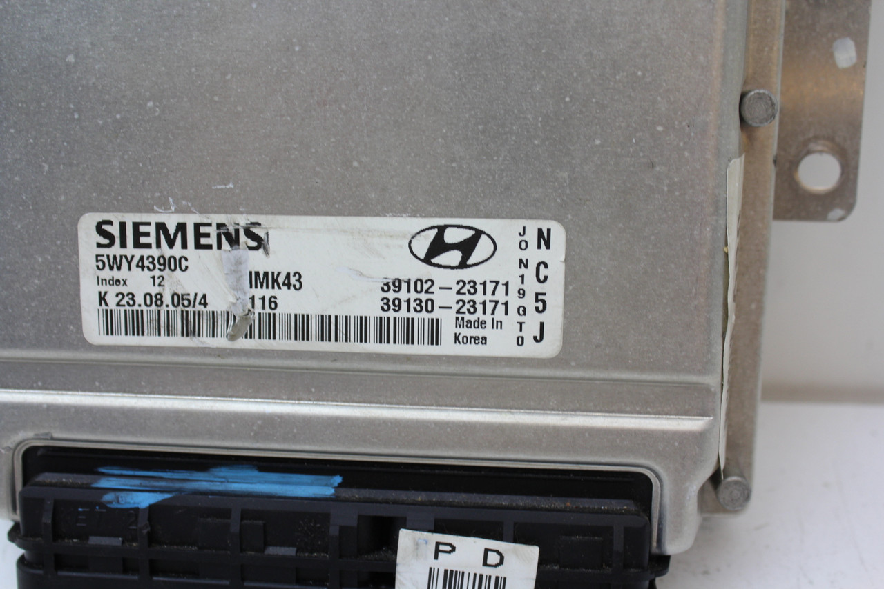 04-06 Elantra 39130-23171 Computer Brain Engine Control ECU ECM EBX Module