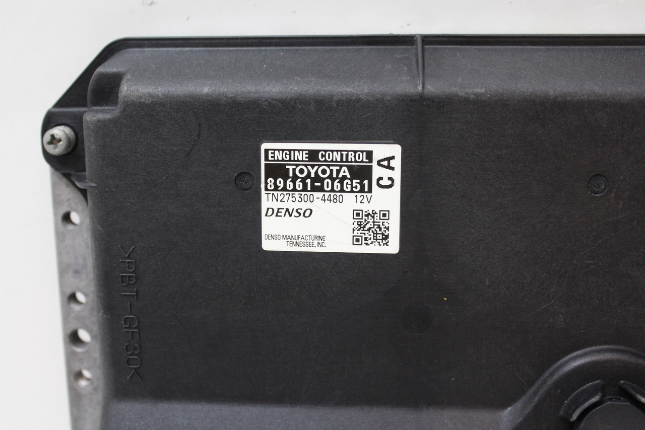 08-09 Camry 89661-06G51 Computer Brain Engine Control ECU ECM EBX Module