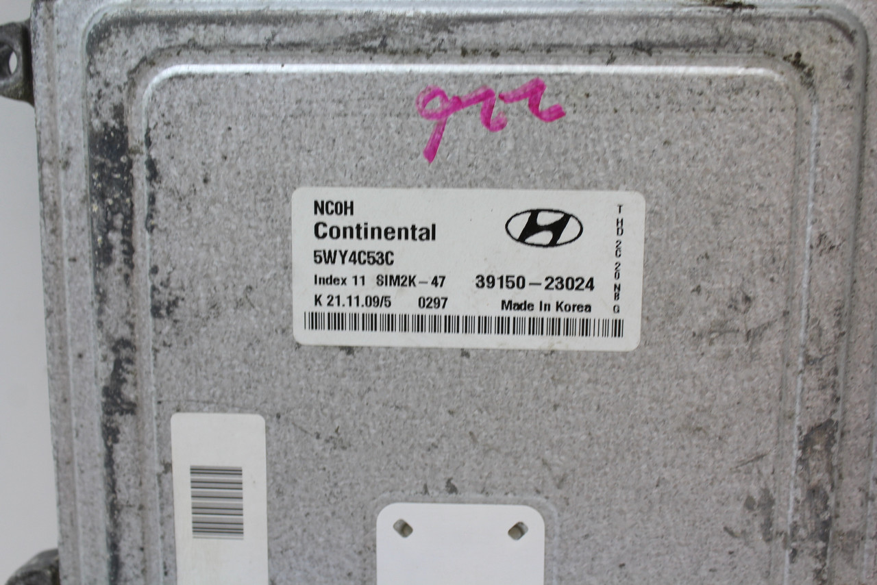 07-10 Elantra 39150-23024 Computer Brain Engine Control ECU ECM