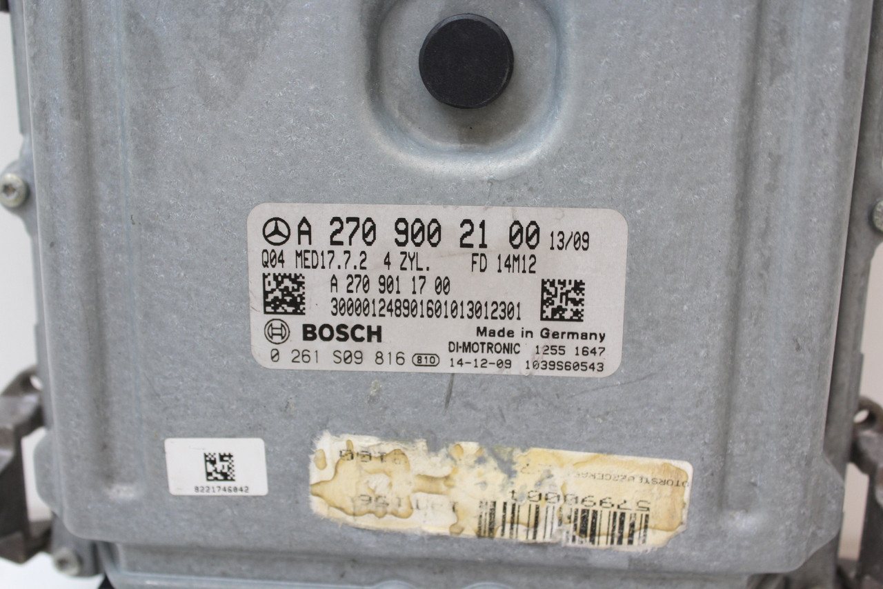 14-15 Benz CLA250 A 270 900 21 00 Computer  Engine Control ECU ECM EBX Module