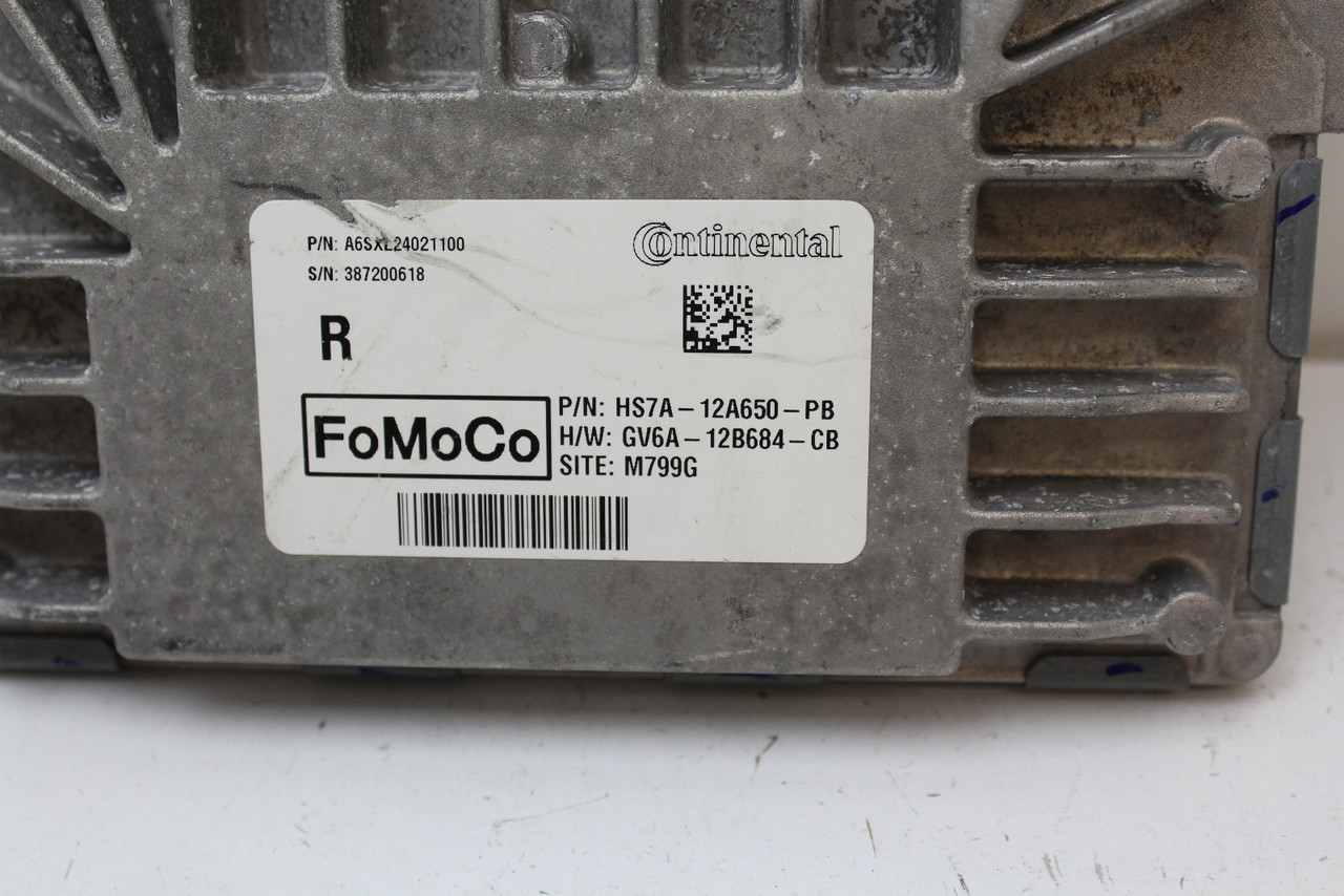 17-20 Fusion HS7A-12A650-PB Computer Brain Engine Control ECU ECM EBX Module