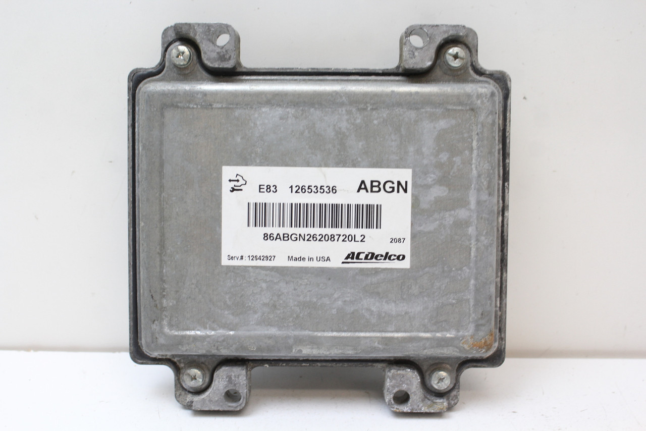12 2012 Sonic 12642927 ABGN Computer Brain Engine Control ECU ECM EBX Module