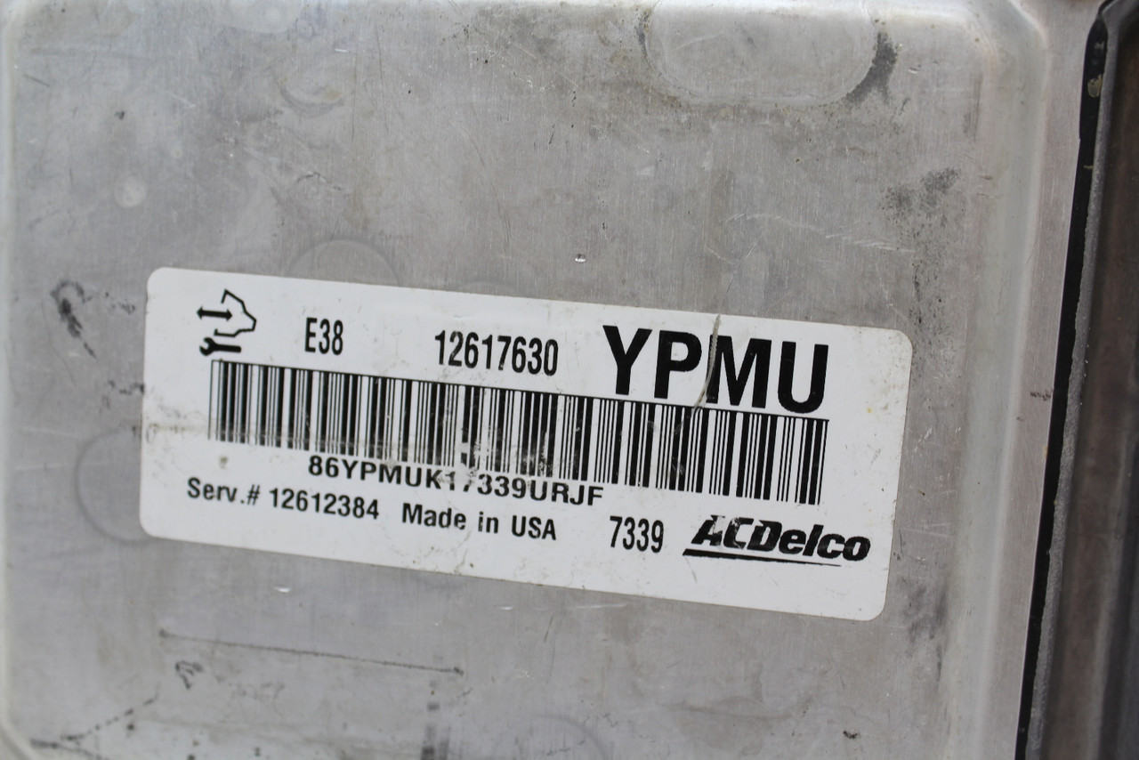 08 2008 Silverado 12612384 Computer Brain Engine Control ECU ECM EBX Module