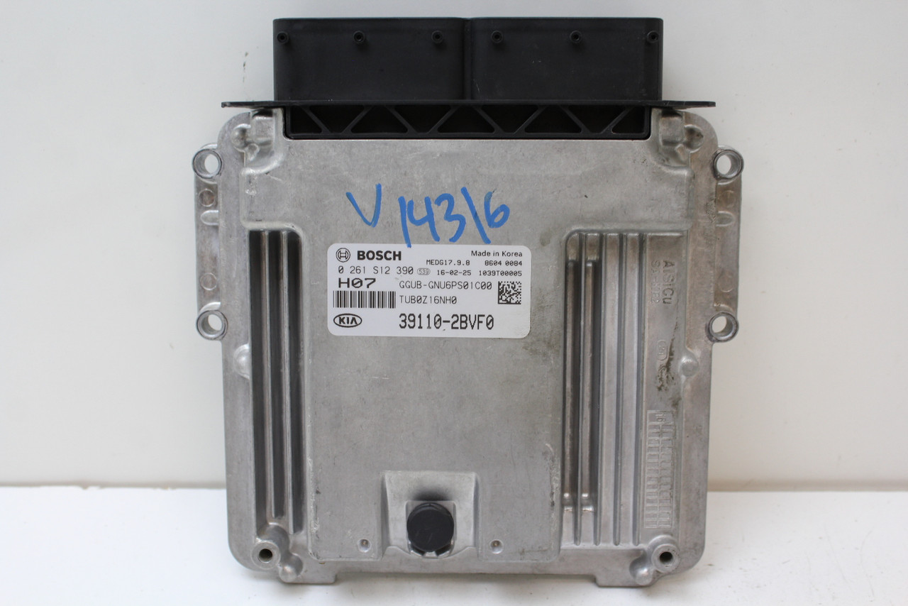 16-17 Rio 39110-2BVF0 Computer Brain Engine Control ECU ECM EBX Module