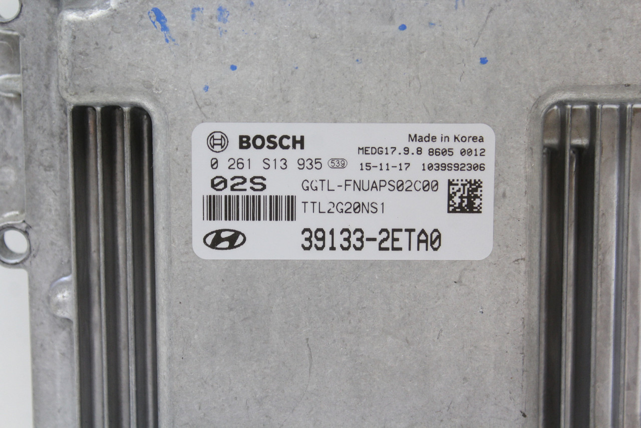 16-18 Hyundai Tucson 39133-2ETA0 Computer Engine Control ECU ECM EBX Module