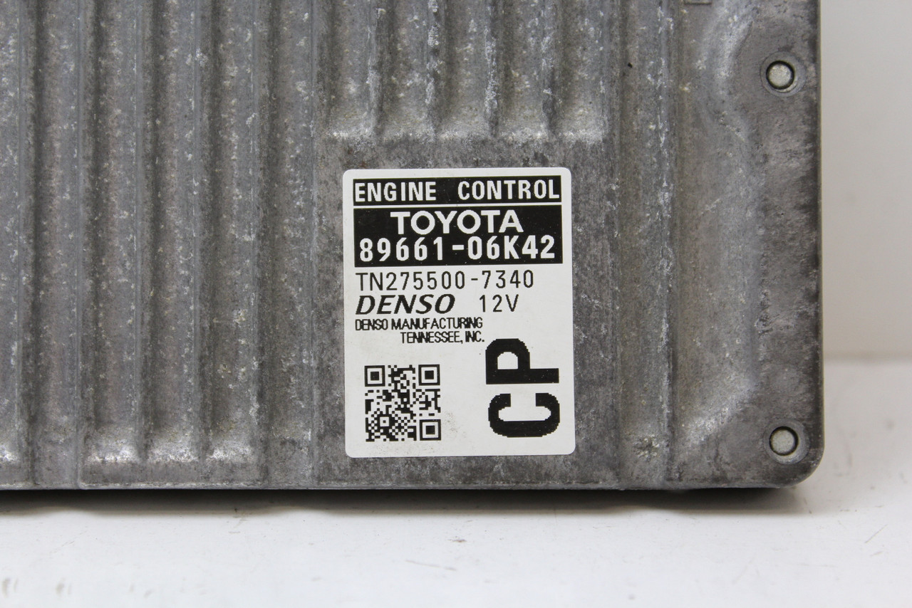 12-14 Toyota Camry 89661-06K42 Computer Brain Engine Control ECU ECM EBX Module 12-14 Toyota Camry 89661-06K42 Computer Brain Engine Control ECU ECM EBX Module