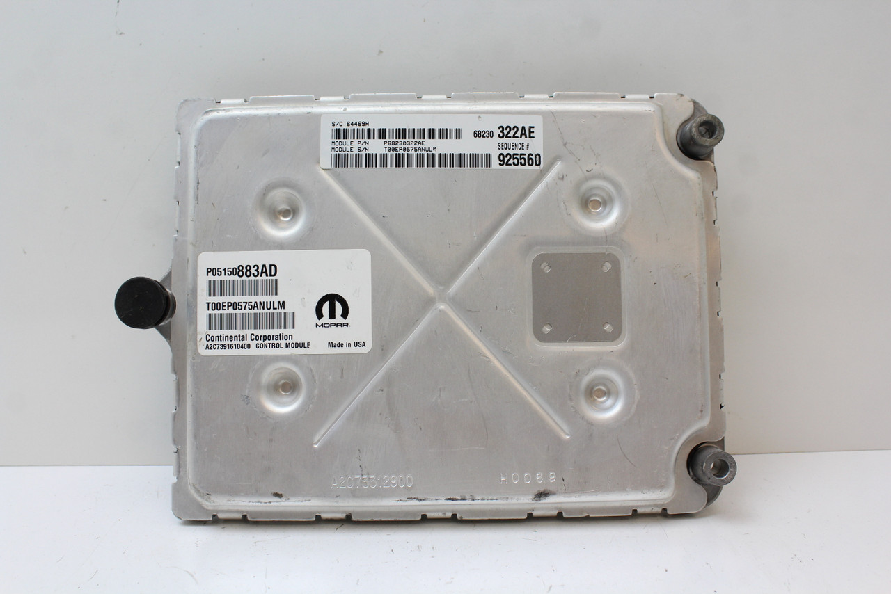 15 2015 Dodge Charger 05150883AD Computer Brain Engine Control ECU ECM Module