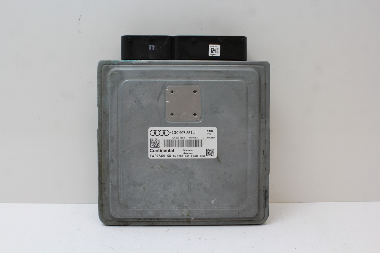 13-15 Audi A6 4G0 907 551 J Computer Brain Engine Control ECU ECM EBX Module 13-15 Audi A6 4G0 907 551 J Computer Brain Engine Control ECU ECM EBX Module