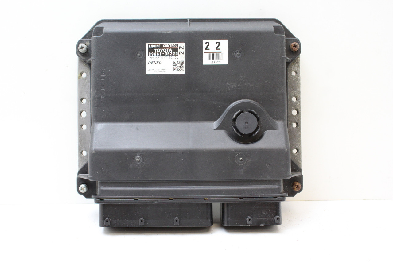 10 2010 Lexus RX350 89661-0E220 Computer Brain Engine Control ECU ECM EBX Module