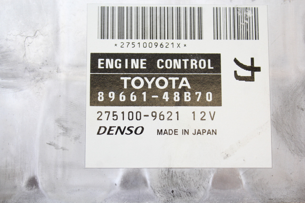 08 2008 Toyota Highlander 89661-48B70 Computer Engine Control ECU ECM EBX Module