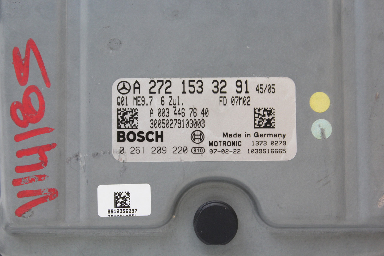 06 2006 Mercedes CLK350 A 272 153 32 91 Computer Engine