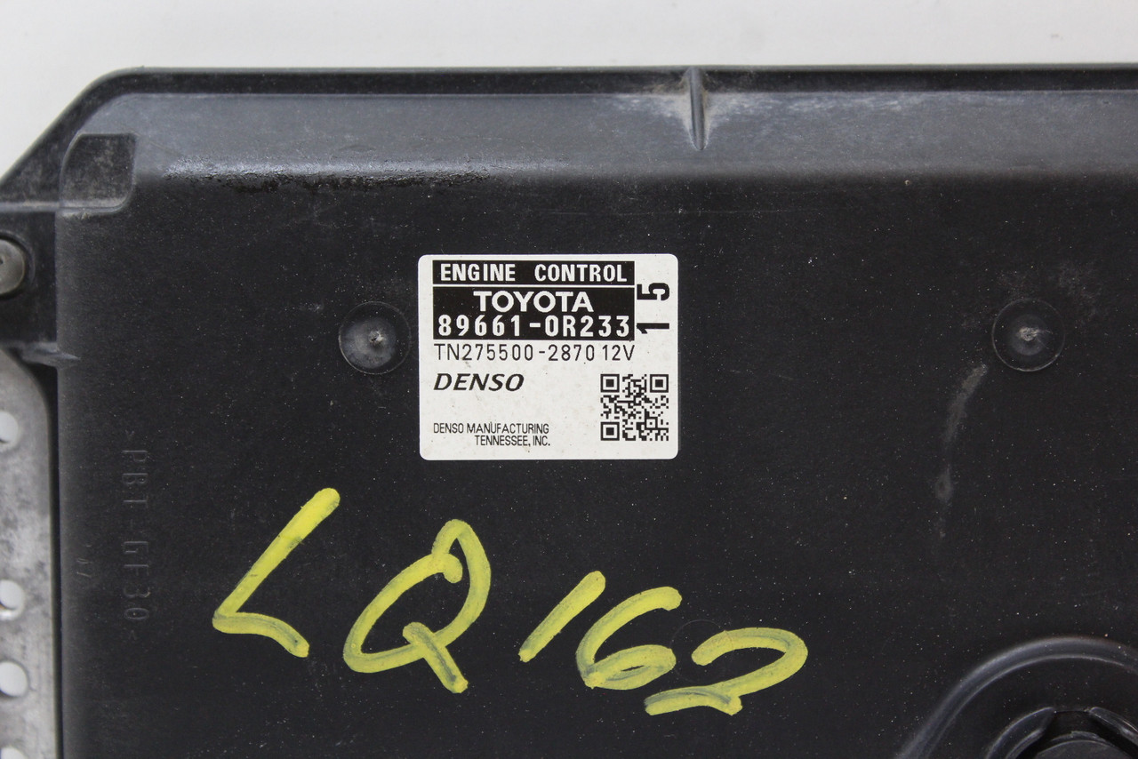 2011 11 Toyota Rav4 89661-0R233 Computer Brain Engine