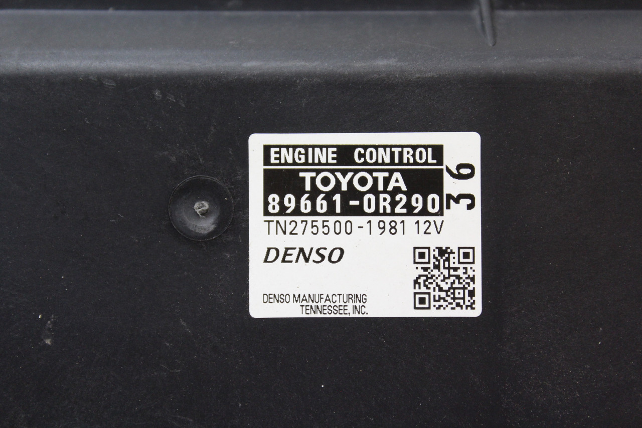 12 2012 Toyota Rav4 89661-0R290 Computer Brain Engine Control ECU ECM EBX Module 12 2012 Toyota Rav4 89661-0R290 Computer Brain Engine Control ECU ECM EBX Module