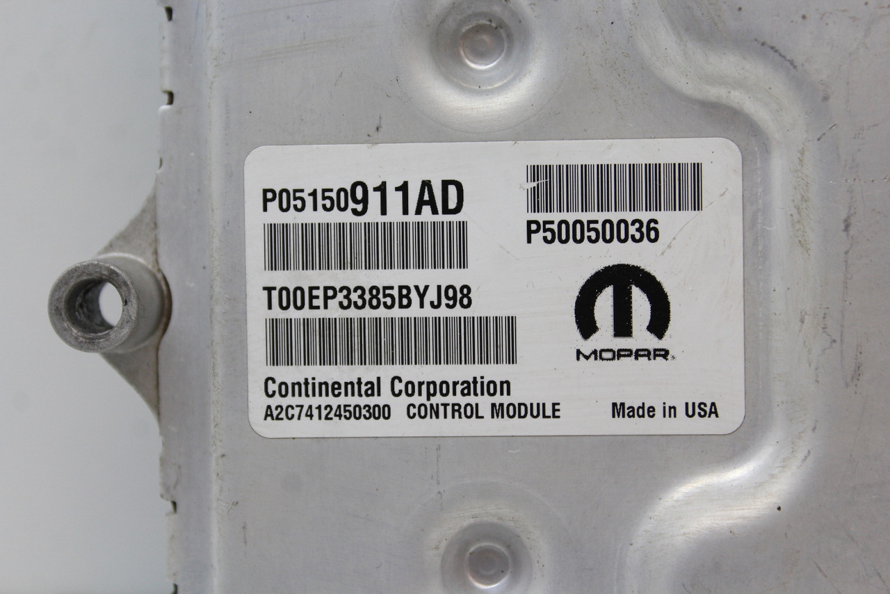 15-17 Jeep Renegade 05150911AD Computer Brain Engine Control ECU ECM EBX Module