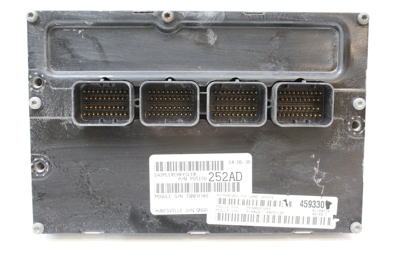 08-10 Dodge Caravan 05150252AD Computer Brain Engine Control ECU ECM EBX Module