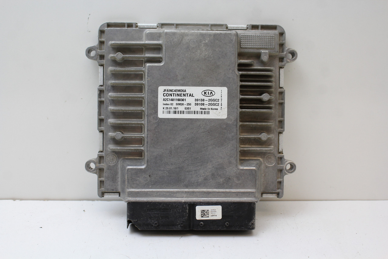 16-18 Kia Optima 39108-2GGC2 Computer Brain Engine Control ECU ECM EBX Module