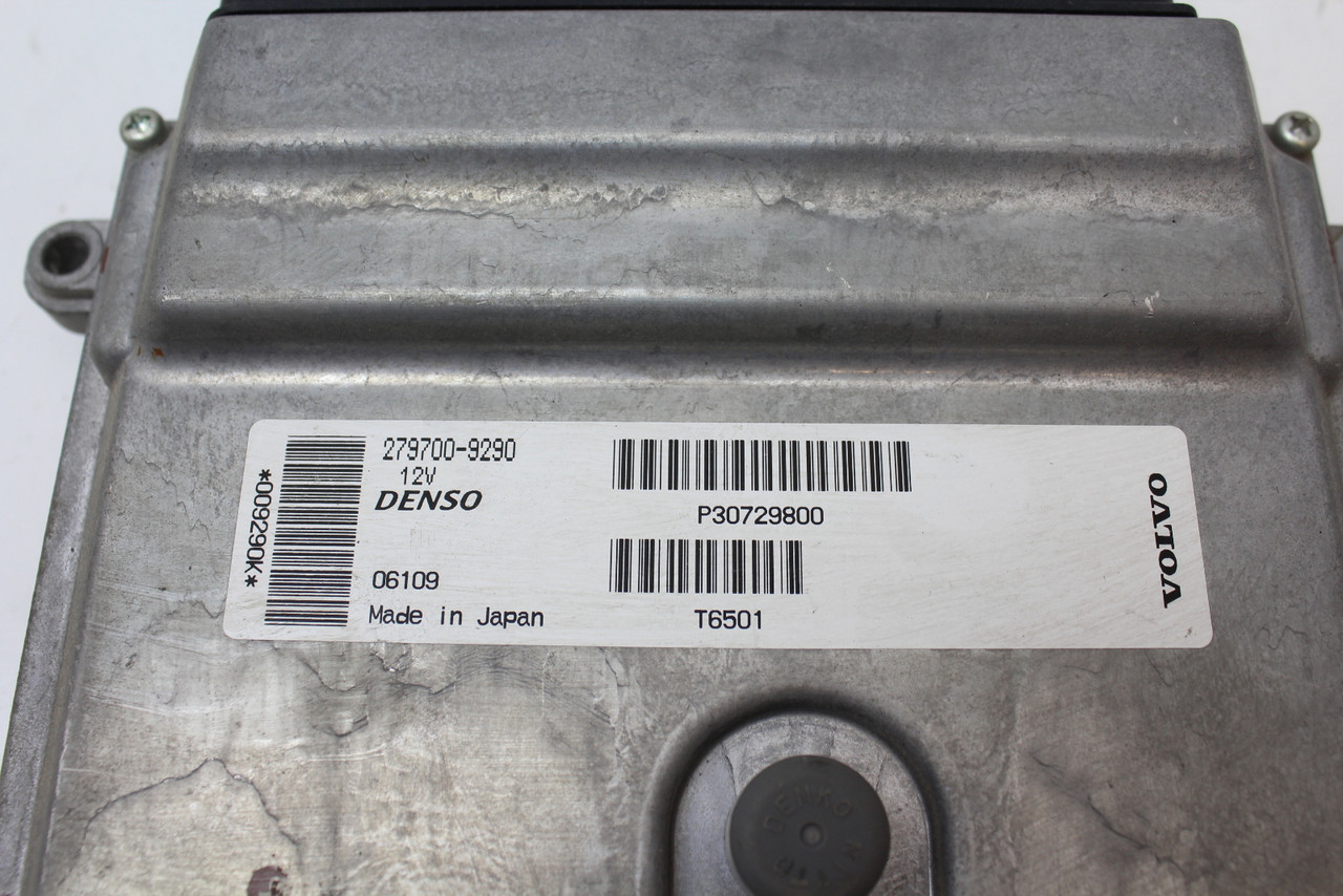 07 08 Volvo 40 Series 30729800 Computer Brain Engine Control ECU ECM EBX Module