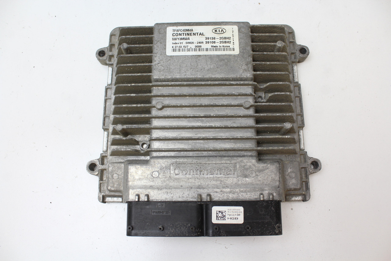 2015 15 Kia Optima 39108-2GBH2 Computer Brain Engine Control ECU ECM EBX Module