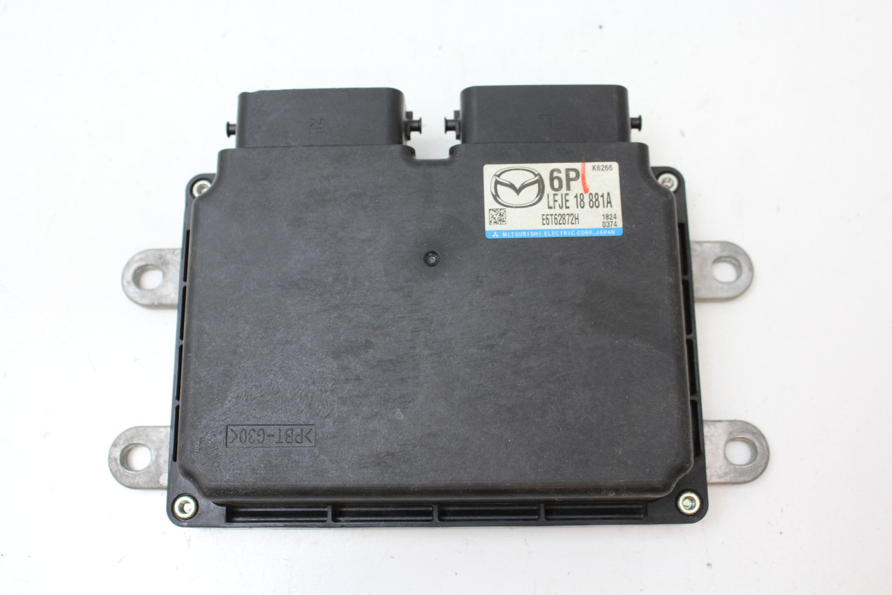 12 13 Mazda 3 LFJE 18 881A Computer Brain Engine Control ECU ECM EBX Module