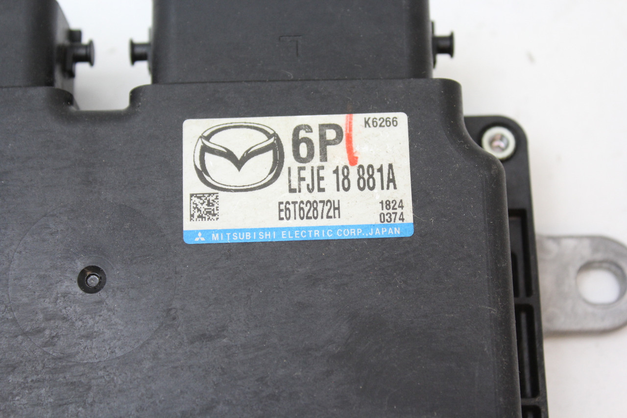 12 13 Mazda 3 LFJE 18 881A Computer Brain Engine Control ECU ECM EBX Module