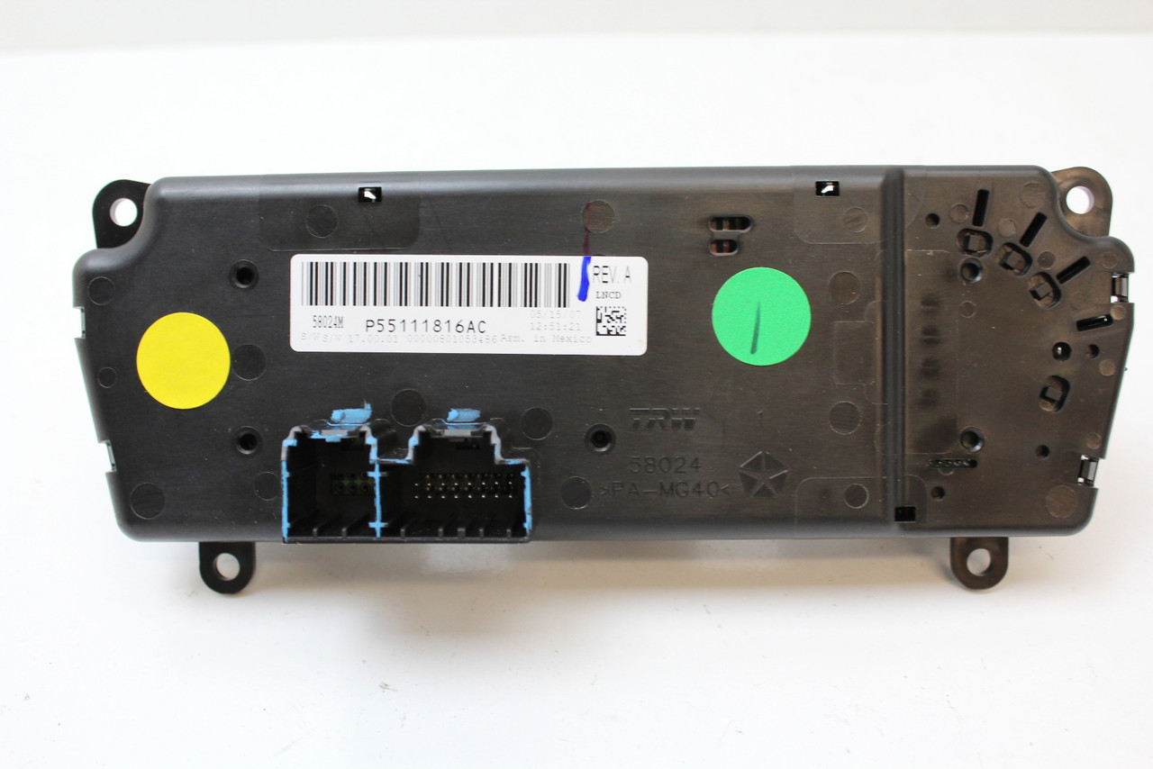 08-12 Liberty 08-11 Nitro 55111816AC Climate Control Panel Temperature Unit