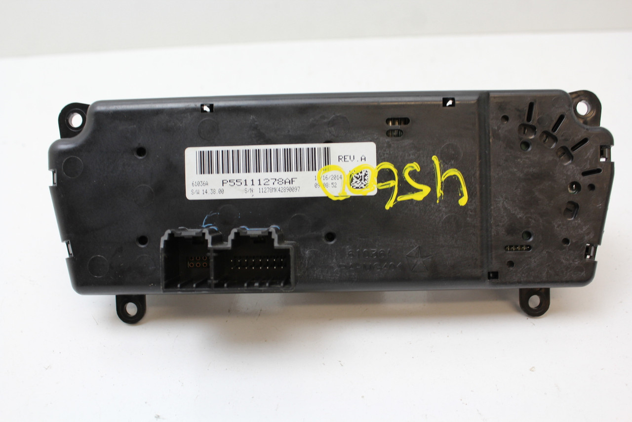 11-17 Compass 11-12 Caliber 55111278AF Climate Control Panel Temperature Unit