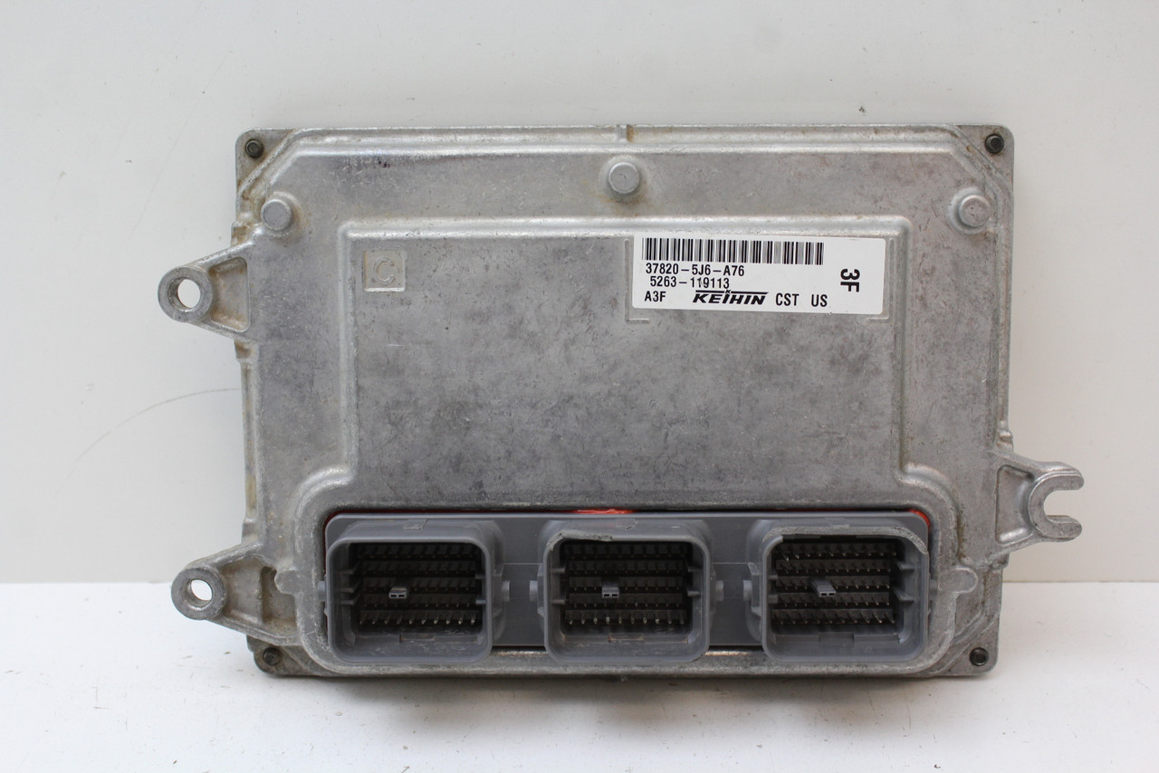 14 15 Acura MDX 37820-5J6-A76 Computer Brain Engine Control ECU ECM EBX Module