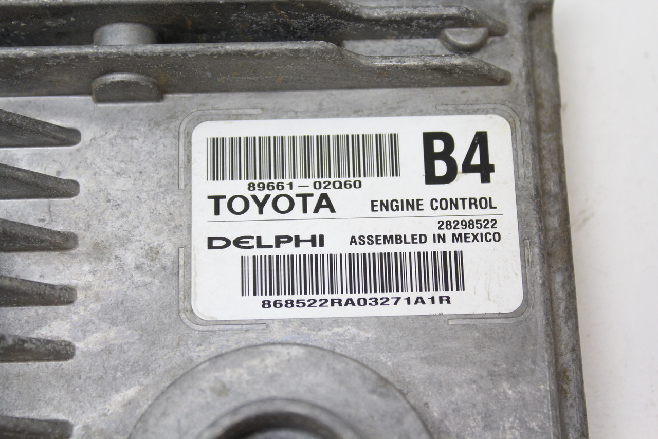 11 2011 Toyota Corolla 89661-02Q60 Computer Engine Control ECU ECM EBX Module