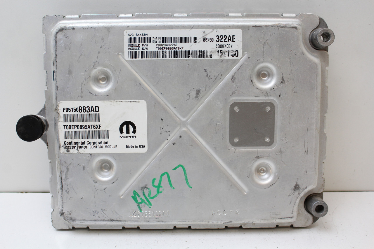 15 2015 Charger P68230322AE Computer Brain Engine Control ECU ECM EBX Module 15 2015 Charger P68230322AE Computer Brain Engine Control ECU ECM EBX Module