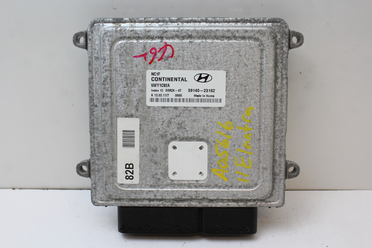 09-12 Elantra 39140-23162 Computer Brain Engine Control ECU ECM EBX Module