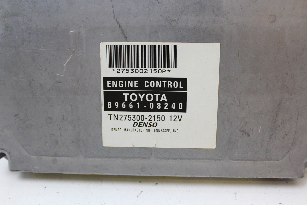 2008 08 Sienna 89661-08240 Computer Brain Engine Control ECU ECM EBX Module 2008 08 Sienna 89661-08240 Computer Brain Engine Control ECU ECM EBX Module