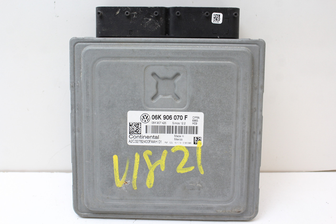2014 14 Jetta 06K 906 070 F Computer Brain Engine Control ECU ECM EBX Module