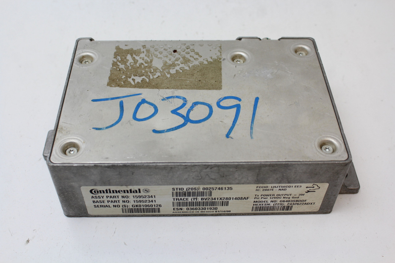 05-07 Cadillac CTS 15952341 Communication ONstar Module