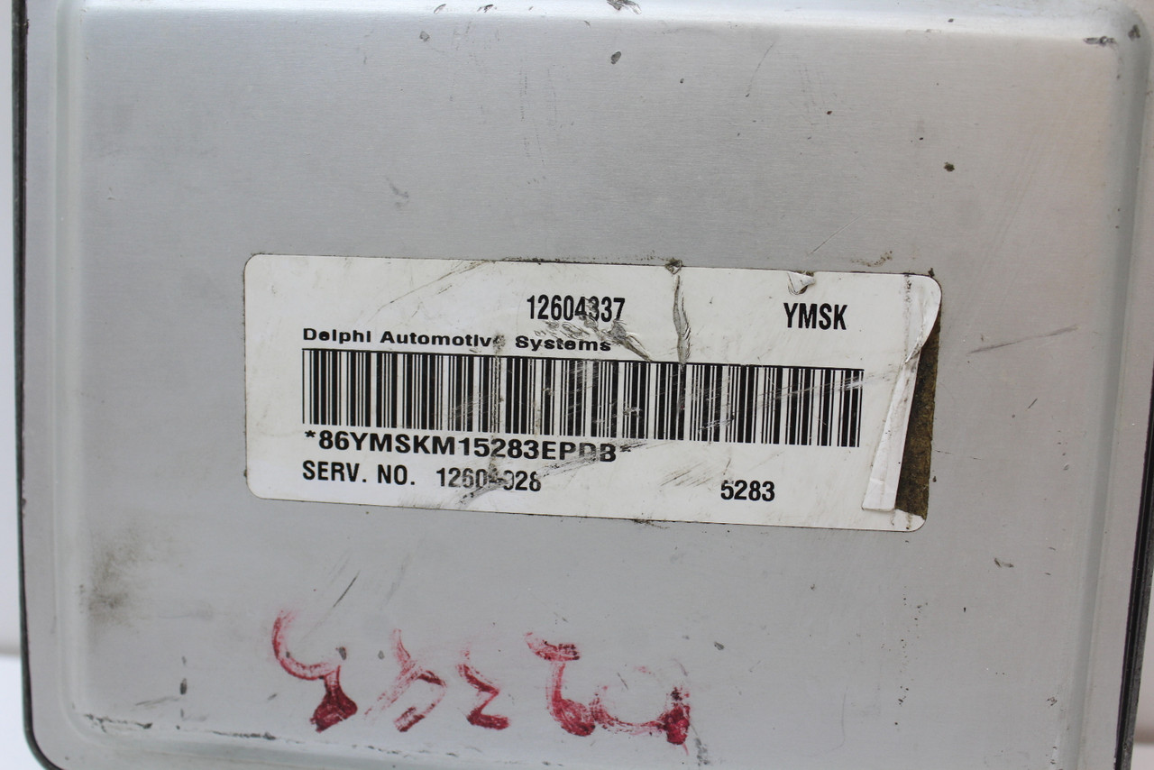 06-07 Rendezvous 12600928 Computer Brain Engine Control ECU ECM EBX Module