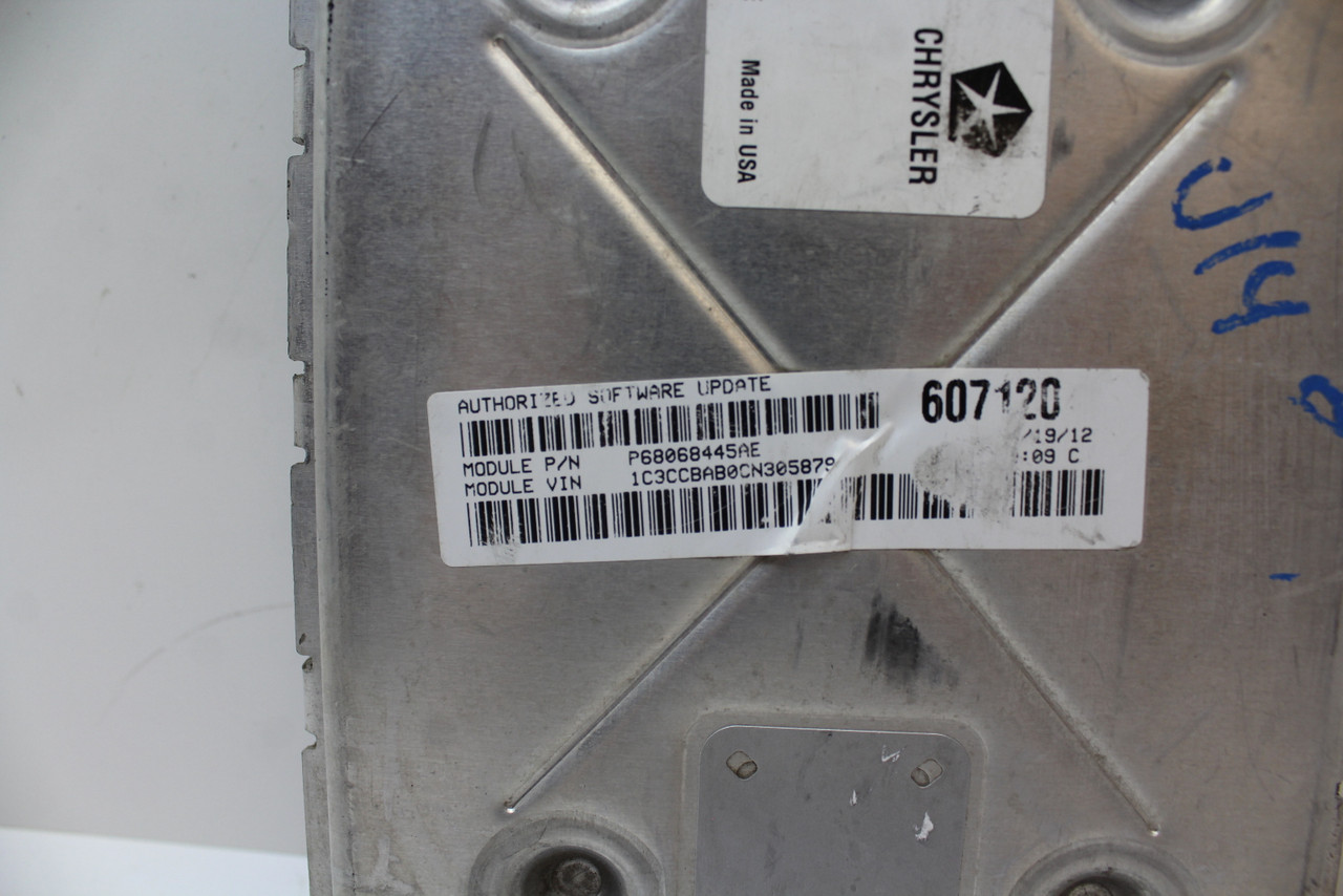 12 2012 200 P68068445AE Computer Brain Engine Control ECU ECM EBX Module